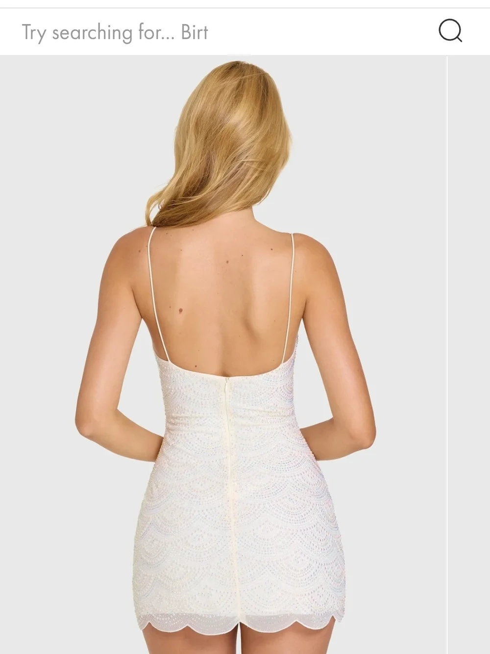 Oh Polly White Lace Mini Slip Dress